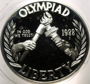 USA 1 dolar Dollar 1988 Olimpiada Igrzyska Olimpijskie Seul SREBRO