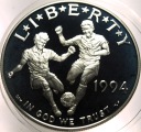 USA 1 dolar dollar 1994 Mistrzostwa Świata WORLD CUP FIFA USA 1994 SREBRO