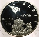 USA 1 Dolar Dollar 2005 Marines SREBRO