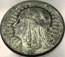 5 zł złotych 1934 Głowa Kobiety Polonia Jadwiga Babka SREBRO