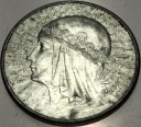 10 zł złotych 1932 Głowa Kobiety Polonia Jadwiga Babka SREBRO