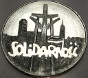 100000 zł złotych 1990 Solidarność TYP A uncja 1 oz SREBRO