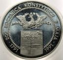 200000 zł złotych 1991 Konstytucja 3 Maja SREBRO
