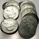 LOT ZESTAW 20 x 10 zł złotych Głowa Kobiety Polonia SREBRO
