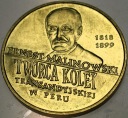 2 zł złote 1999 Ernest Malinowski kolej Peru