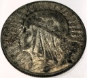 5 zł złotych 1932 Głowa Kobiety Polonia Jadwiga Babka SREBRO