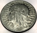 5 zł złotych 1934 Głowa Kobiety Polonia Jadwiga Babka SREBRO