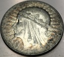 10 zł złotych 1932 Głowa Kobiety Polonia Jadwiga Babka SREBRO