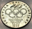 200 zł złotych 1976 XXI Olimpiada Montreal SREBRO