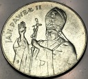10000 zł złotych 1987 Jan Paweł II SREBRO
