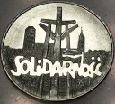 100000 zł złotych 1990 Solidarność TYP A uncja 1 oz SREBRO