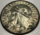 5 zł złotych 1933 Głowa Kobiety Polonia Jadwiga Babka SREBRO (nr 1)
