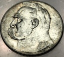 5 zł złotych 1934 Józef Piłsudski SREBRO (nr 1)