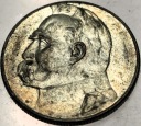 5 zł złotych 1935 Józef Piłsudski SREBRO (nr 1)