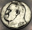 5 zł złotych 1936 Józef Piłsudski SREBRO (nr 1)