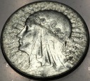 10 zł złotych 1932 Głowa Kobiety Polonia Jadwiga Babka SREBRO