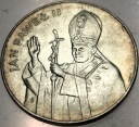 10000 zł złotych 1987 Jan Paweł II SREBRO