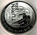 10 zł złotych 2006 Turyn Igrzyska Olimpiada Snowboard SREBRO
