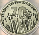 10 zł złotych 2010 KATYŃ 70 rocznica Zbrodni Katyńskiej SREBRO