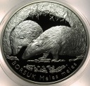 20 zł złotych 2011 Borsuk Zwierzęta Świata SREBRO (nr 1)