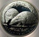 20 zł złotych 2011 Borsuk Zwierzęta Świata SREBRO (nr 2)