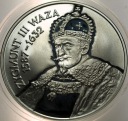 10 zł złotych 1998 Zygmunt III Waza POPIERSIE SREBRO