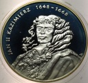 10 zł złotych 2000 Jan II Kazimierz POPIERSIE SREBRO