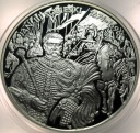 10 zł złotych 2001 Jan III Sobieski SREBRO POPIERSIE