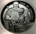 10 zł złotych 2001 Jan III Sobieski SREBRO PÓŁPOSTAĆ