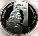 10 zł złotych 2005 Stanisław August Poniatowski POPIERSIE SREBRO
