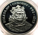 200 zł złotych 1980 Bolesław Chrobry SREBRO