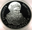 200000 zł 1993 Kazimierz Jagiellończyk POPIERSIE SREBRO
