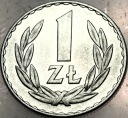 1 zł jeden złoty 1949 ALUMINIUM