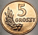 5 gr groszy 1949 BRĄZ