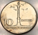 10 zł złotych 1965 DUŻA Kolumna Zygmunta