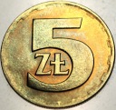 5 zł pięć złotych 1975