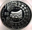 10 zł złotych 2012 Bankowość Spółdzielcza 150 lecie SREBRO