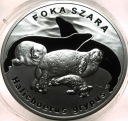 20 zł złotych 2007 FOKA Szara Foki Zwierzęta Świata SREBRO