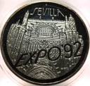 200000 zł złotych 1992 Expo Sevilla SREBRO