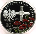 10 zł złotych 2002 Generał Władysław Anders maki SREBRO