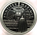 10 zł złotych 2002 Jan Paweł II Pontifex Maximus SREBRO