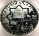 10 zł złotych 2004 POLICJA 85 rocznica powołania Policji SREBRO