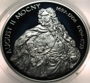 10 zł złotych 2005 August II Mocny PÓŁPOSTAĆ SREBRO