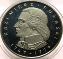 100 zł złotych 1976 Kazimierz Pułaski SREBRO