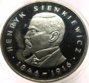 100 zł złotych 1977 Henryk Sienkiewicz SREBRO