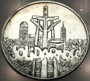 100000 zł złotych 1990 Solidarność TYP A uncja 1 oz SREBRO