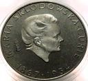 PRÓBA 100 zł złotych 1974 Skłodowska Głowa w Prawo