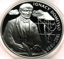 10 zł złotych 2007 Ignacy Domeyko SREBRO (nr 1)