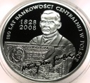 10 zł złotych 2009 BANKOWOŚĆ 180 lat bankowości centralnej SREBRO