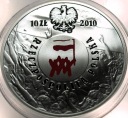 10 zł złotych 2010 Polski Sierpień 1980 Solidarność SREBRO